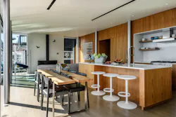 View of the kitchen island View of the kitchen island