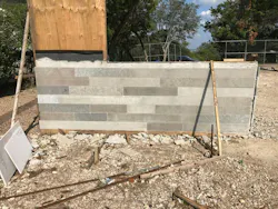 Dick Clark + Associates often creates large-scale on-site mockups for clients, to show how finishes and details come together and to help them visualize the final build (below). Dick Clark + Associates often creates large-scale on-site mockups for clients, to show how finishes and details come together and to help them visualize the final build (below).