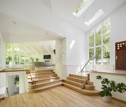 The home’s interior unfolds across multiple mini levels. Rather than flatten the layout, the team embraced the configuration. The home’s interior unfolds across multiple mini levels. Rather than flatten the layout, the team embraced the configuration.