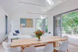 Dining room of architect Wayne Turett's Passive House on Long Island Dining room of architect Wayne Turett's Passive House on Long Island