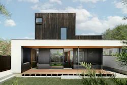 Backyard of Cupertino home Backyard of Cupertino home