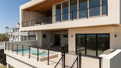 Two-story deck on the rear side of coastal N.C. home Two-story deck on the rear side of coastal N.C. home