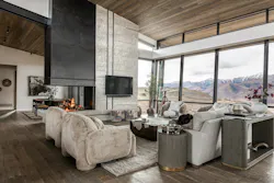 Interior living room of luxury custom home in Park City Utah Interior living room of luxury custom home in Park City Utah