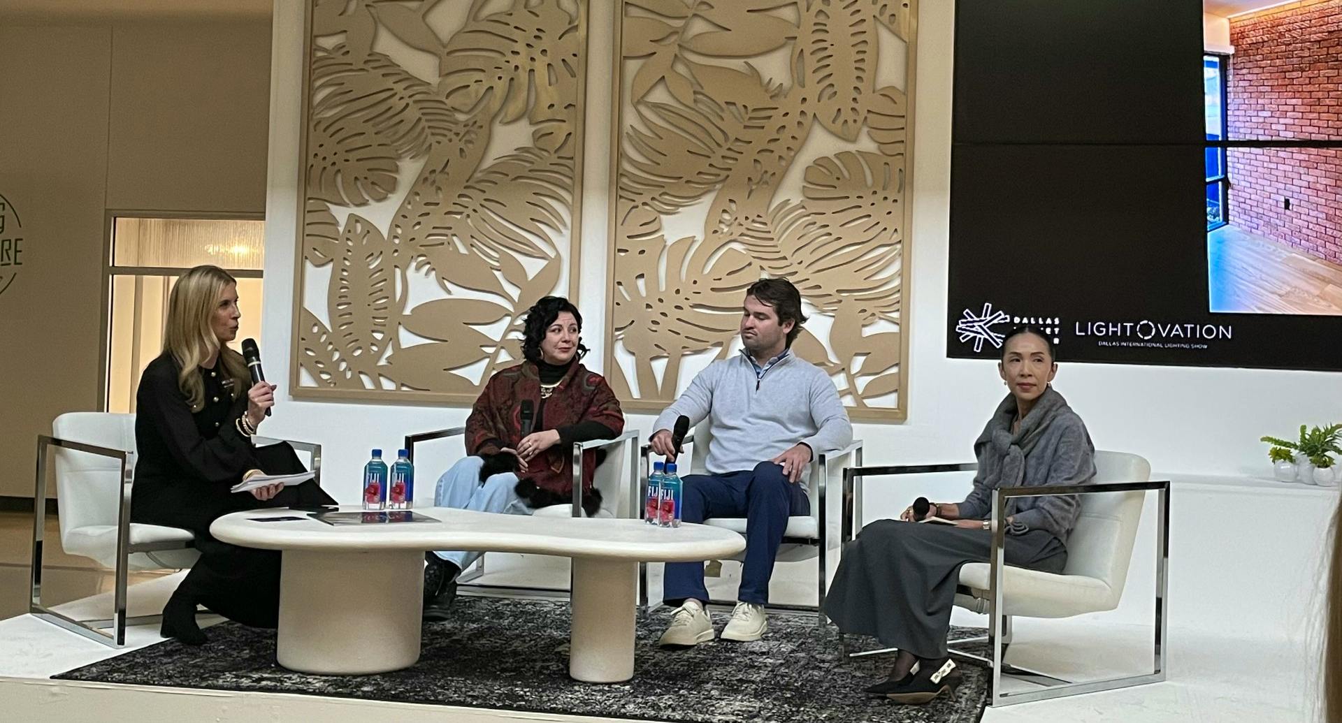 Group of lighting experts who are panelists as a Lightovation education session