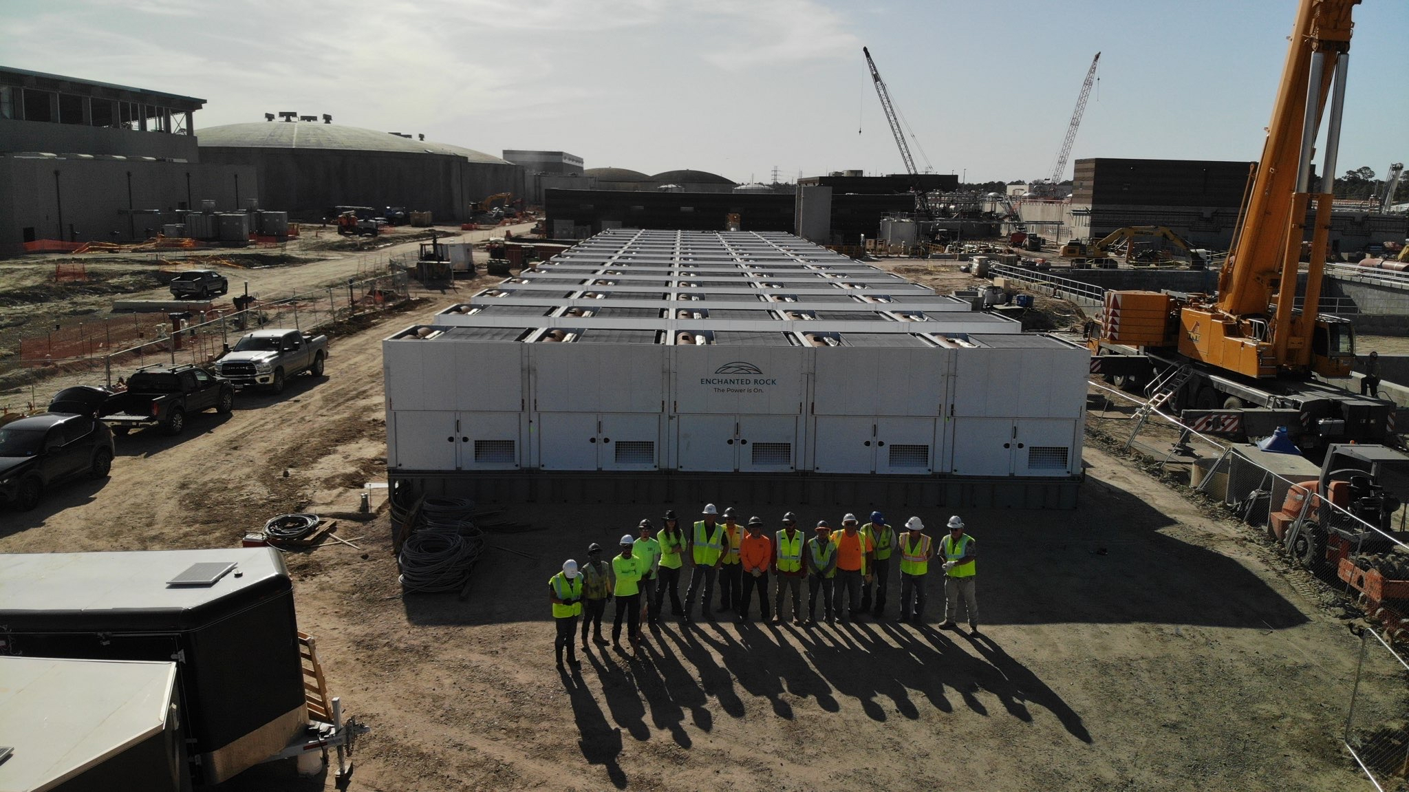 A resiliency microgrid featuring natural gas or renewable natural gas can provide a zero carbon back up solution for data centers. Source: Enchanted Rock