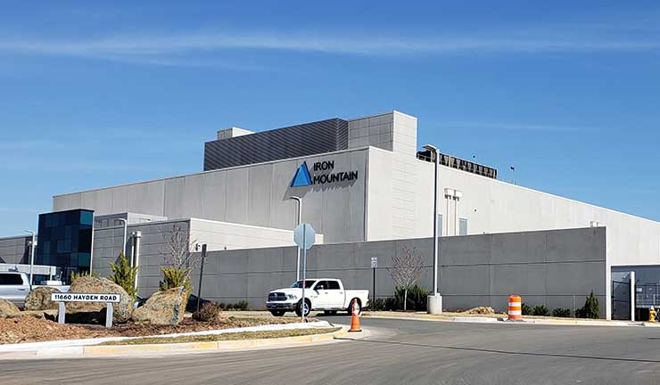The Iron Mountain-VA-2 data center in Manassas, Virginia. (Photo: Rich Miller)