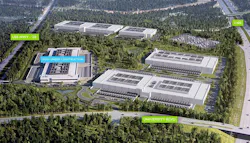An illustration of the planned Gainesville Crossing data center campus being developed by Corscale in Northern Virginia. (Image: Corscale) An illustration of the planned Gainesville Crossing data center campus being developed by Corscale in Northern Virginia. (Image: Corscale)