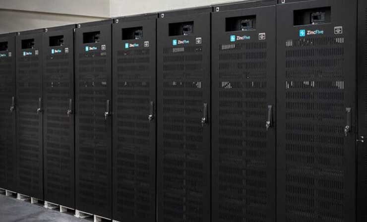 ZincFive BC Series UPS Battery Cabinets, which use nickel-zinc technology. (Image: ZincFive)