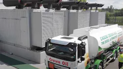 Crown Oil delivers HVO fuel, a diesel alternative, to generators at the Kao Data Center facility in Harlow, England. (Image: Kao Data) Crown Oil delivers HVO fuel, a diesel alternative, to generators at the Kao Data Center facility in Harlow, England. (Image: Kao Data)