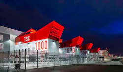 The exterior of the SUPERNAP data center in Las Vegas, with the exterior cooling units framed by the sky. (Photo: Switch) The exterior of the SUPERNAP data center in Las Vegas, with the exterior cooling units framed by the sky. (Photo: Switch)