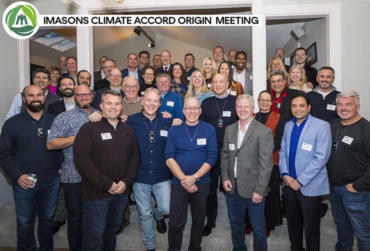 Members of Infrastructure Masons at a February meeting that led to the formation of the iMasons Climate Accord. (Photo: Infrastructure Masons)