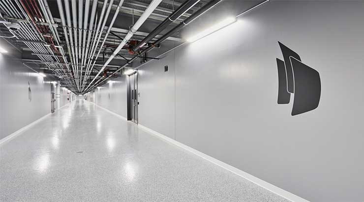 Inside the Vantage Data Centers campus in Montreal. (Image: Vantage Data Centers)
