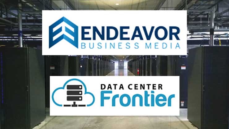 Endeavor Business Media has acquired Data Center Frontier. (Images:: Endeavor, DCF, Rich Miller)