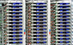 Racks of servers inside a Google data center. (Photo: Google) Racks of servers inside a Google data center. (Photo: Google)