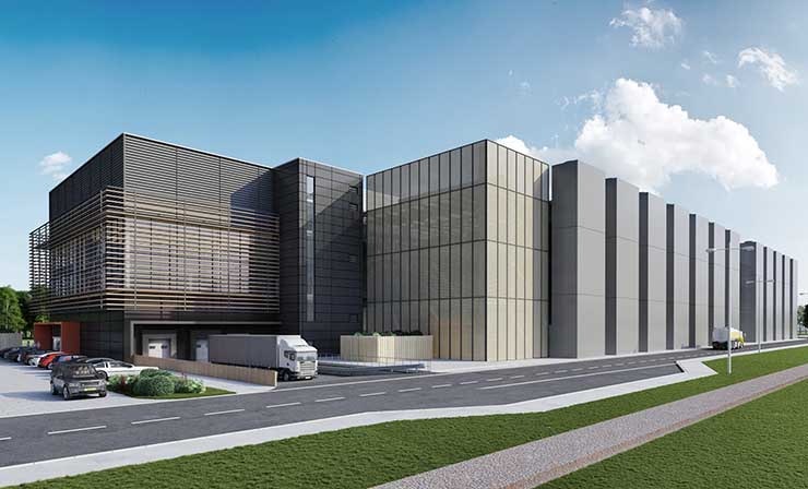 An illustration of a Yondr Group &ldquo;Metrobloc&rdquo; data center design. Yondr has announced plans to enter the Northern Virginia market. (Image: Yondr Group)