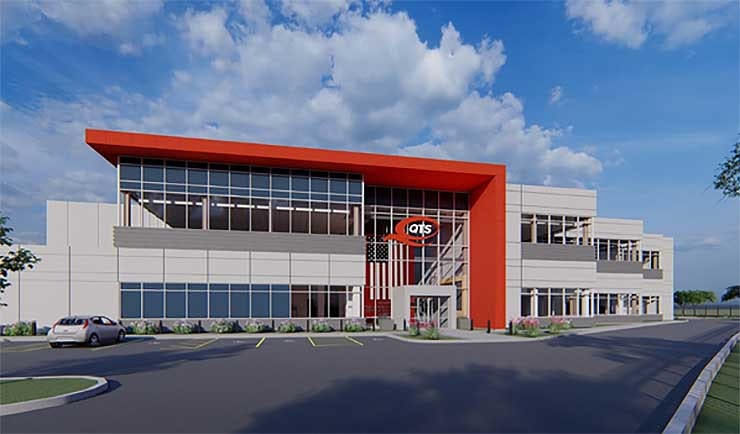 The QTS Data Centers Shellhorn DC-1 project in Ashburn. (Image: QTS)