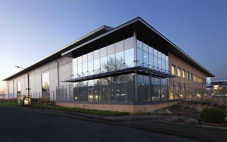 The Equinix LD13x data center in Slough, England is an example of the xScale design for hyperscale computing. (Photo: Equinix)