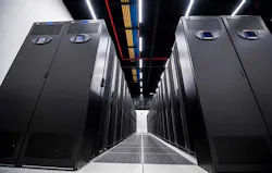 A row of high-density racks inside an eStruxture data center. (Photo: eStruxture) A row of high-density racks inside an eStruxture data center. (Photo: eStruxture)