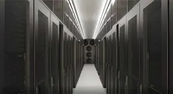 An aisle inside an Equinix edge data center design, which uses pre-fabricated modules. (Image: Equinix) An aisle inside an Equinix edge data center design, which uses pre-fabricated modules. (Image: Equinix)
