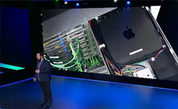 Amazon Senior VP of Infrastructure Peter DeSantis shares an image of a Mac Mini server running within an AWS data center during this week’s re;Invent 2020 conference. (Image: AWS) Amazon Senior VP of Infrastructure Peter DeSantis shares an image of a Mac Mini server running within an AWS data center during this week’s re;Invent 2020 conference. (Image: AWS)