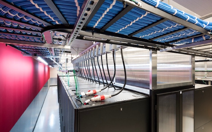 Data centers require reliable, robust and scalable network connections. These needs should be considered early in the planning process. (Photo: Stack Infrastructure)