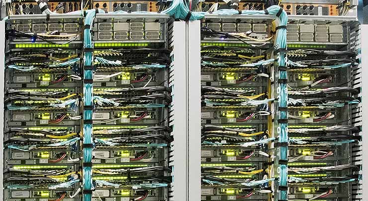 A Google Jupiter network switch. (Image: Google)