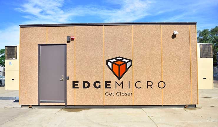 A recent deployment of an EdgeMicro modular data center. (Image: EdgeMicro)