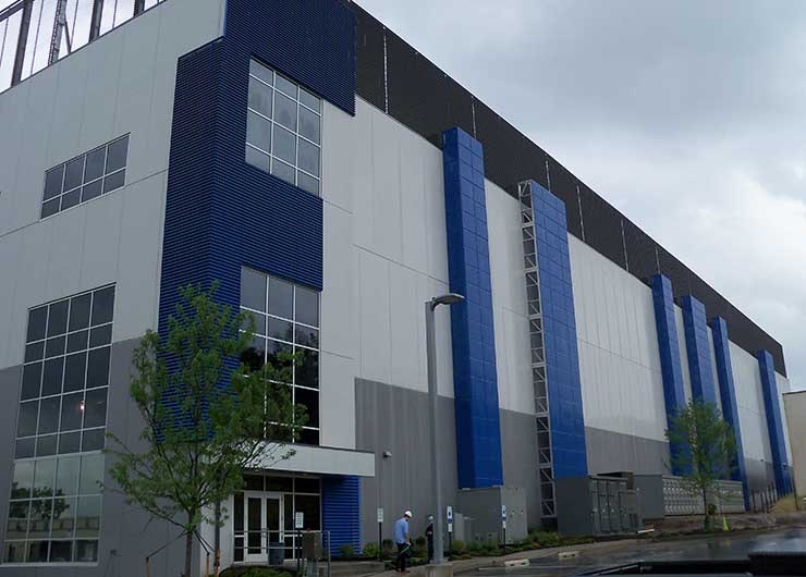 A Digital Realty data center in Clifton, New Jersey. The company has begun a new campus in nearby Totowa. (Photo: Rich Miller)
