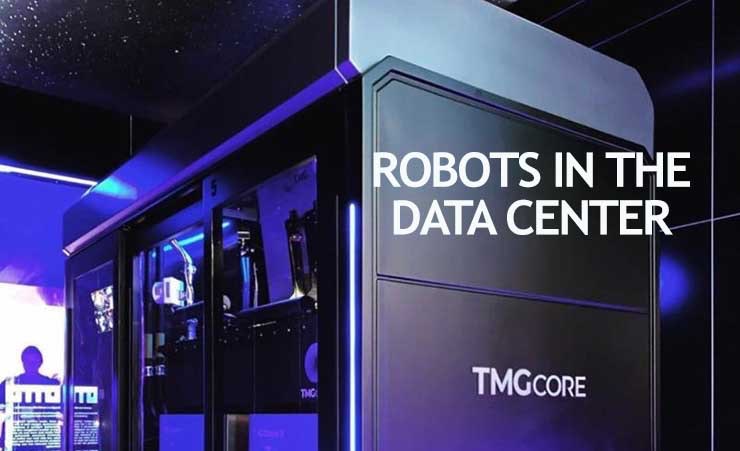 TMGcore recently launched its OTTO system, a modular data center platform using immersion cooling and managed by software and robots. (Image: TMGcore)
