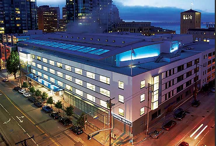 The Digital Realty 365 Main data center in San Francisco is one of the few data centers in the U.S. with a base isolation system for earthquake protection. (Photo: Digital Realty)