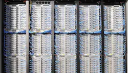 A wall of densely-packed cloud servers in a modular deployment at Microsoft. (Photo: Microsoft) A wall of densely-packed cloud servers in a modular deployment at Microsoft. (Photo: Microsoft)