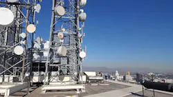 The rooftop of the One Wilshire carrier hotel in Los Angeles illustrates how wireless infrastructure can boost data center properties. The emergence of 5G wireless may create more examples. (Photo: Rich Miller) The rooftop of the One Wilshire carrier hotel in Los Angeles illustrates how wireless infrastructure can boost data center properties. The emergence of 5G wireless may create more examples. (Photo: Rich Miller)