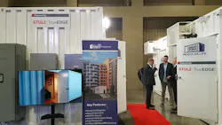 Data center modules on display at the recent Edge Congress conference in Austin, Texas. (Photo: Rich Miller) Data center modules on display at the recent Edge Congress conference in Austin, Texas. (Photo: Rich Miller)