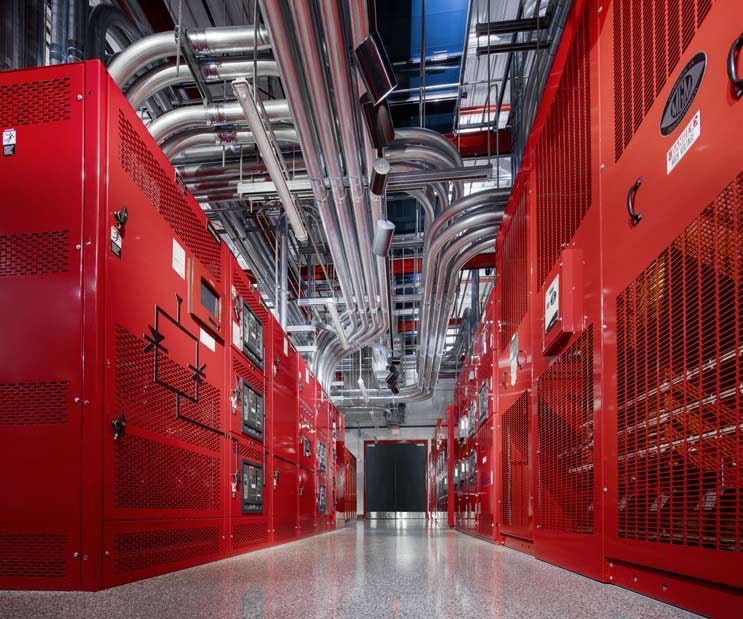 A power room inside the SUPERNAP campus in Las Vegas. (Photo: Switch)