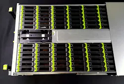 As we generate more data, it translates into larger storage requirements in the data center. An example: The Bryce Canyon storage unit from Facebook packs 72 hard disk drives inserted vertically into a 4U enclosure. (Photo: Facebook) As we generate more data, it translates into larger storage requirements in the data center. An example: The Bryce Canyon storage unit from Facebook packs 72 hard disk drives inserted vertically into a 4U enclosure. (Photo: Facebook)