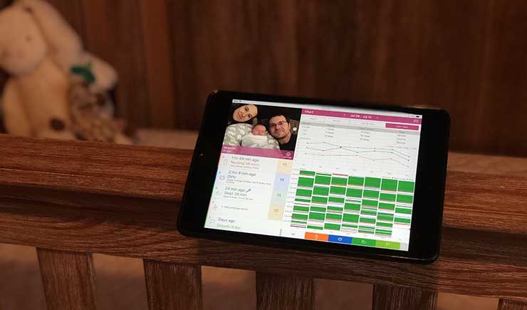 A new generation of smartphone apps for new parents provide detailed data and analysis on a baby&rsquo;s feeding, sleeping and activity. (Photo: Bill Kleyman)