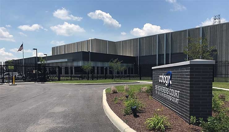 The exterior of the Cologix COL3 data center in Columbus, Ohio. (Image: Cologix)