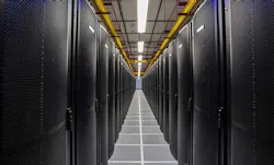 Rows of server cabinets inside the Equinix SY4 data center. (Photo: Equinix) Rows of server cabinets inside the Equinix SY4 data center. (Photo: Equinix)