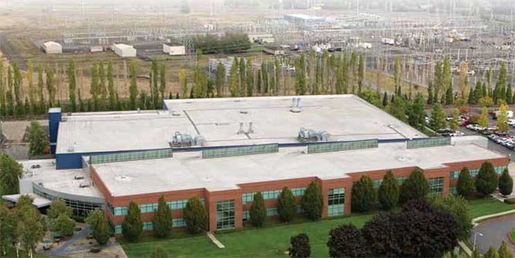 An aerial view of the Infomart Data Centers campus in Hillsboro, oregon which houses the new LinkedIn facility. (Photo: LinkedIn)
