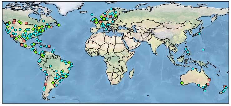 Researchers have mapped server locations across the Netflix Open Connect content distribution network. (Image: Queen Mary University)