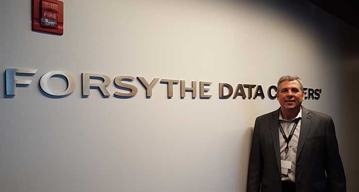 Thomas McKinney, Director of Data Center Development at Forsythe Data Centers, at the company&rsquo;s facility in Elk Grove Village, Ill. (Photo: Rich Miller)