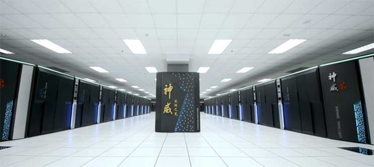 China&rsquo;s Sunway Taihulight supercomputer is the new champion of the Top500 list of the world&rsquo;s most powerful supercomputers. (Photo: Top500)