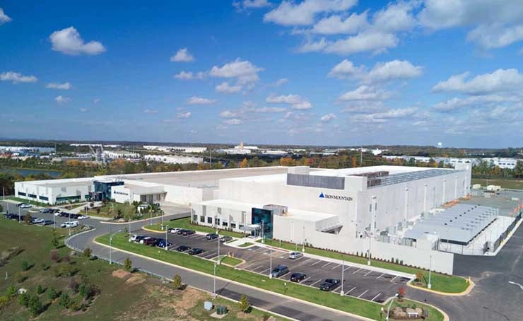 The Iron Mountain Data Centers campus in Manassas, Virginia. (Image: Iron Mountain)