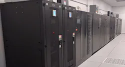 The Vertiv Liebert NX 225-600kVA UPS with Lithium-ion batteries. (Photo: Forsythe Data Centers.) The Vertiv Liebert NX 225-600kVA UPS with Lithium-ion batteries. (Photo: Forsythe Data Centers.)