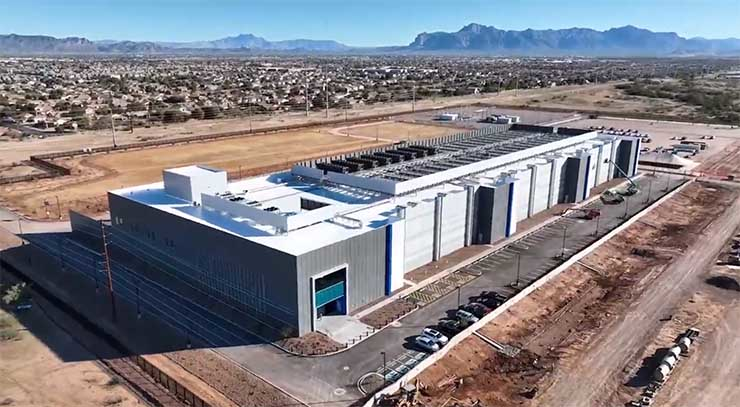 The NTT Global Data Centers Americas PH1 facility in Mesa, Arizona.