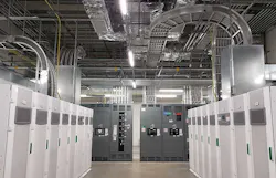The power room in the QTS Manassas data center. The power room in the QTS Manassas data center.