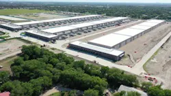 Aerial view of Compass Datacenters' campus in Red Oak, Texas. Photo: Compass Datacenters Aerial view of Compass Datacenters' campus in Red Oak, Texas. Photo: Compass Datacenters
