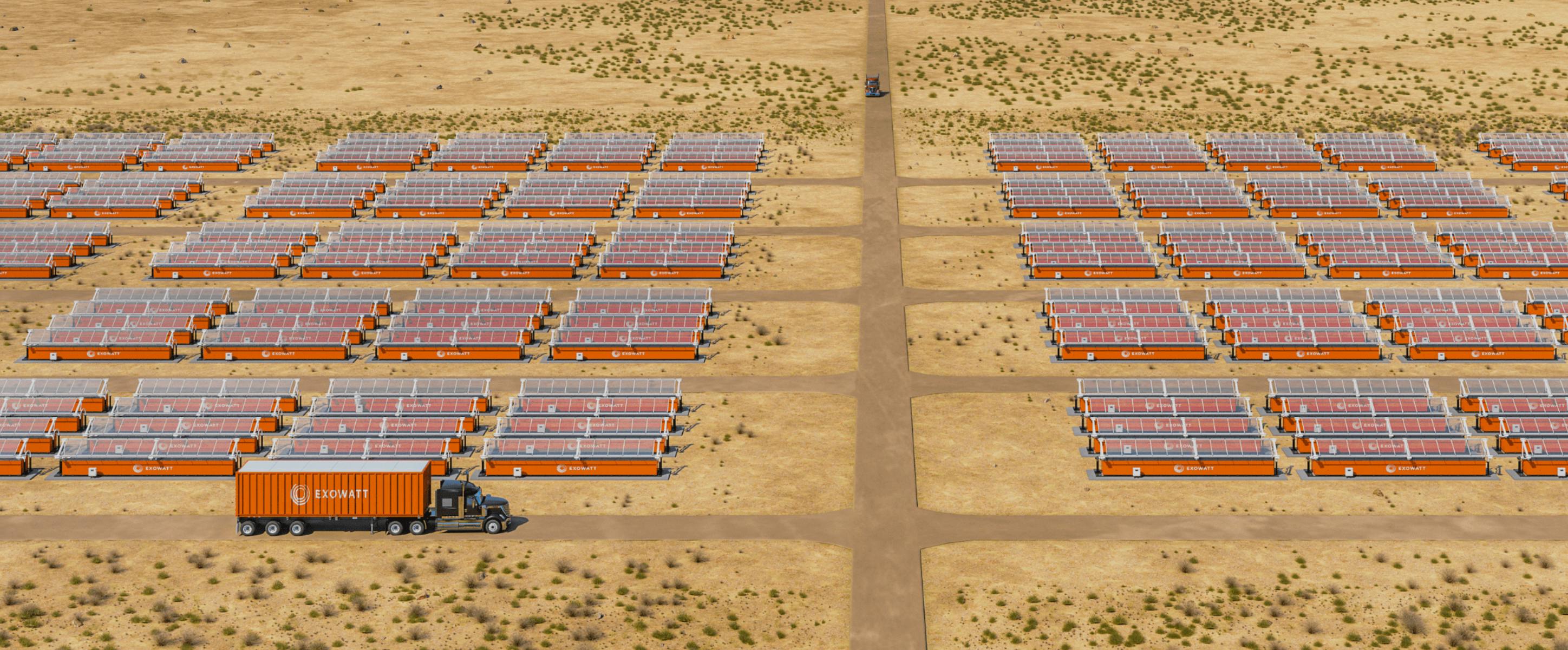 Rendered Exowatt deployment
