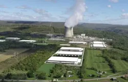 An illustration of the campus plans for Cumulus Data, which is creating a nuclear-powered data center in Salem, Pennsylvania. An illustration of the campus plans for Cumulus Data, which is creating a nuclear-powered data center in Salem, Pennsylvania.