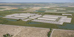 Alternate rendering of Meta's future Louisiana data center. Alternate rendering of Meta's future Louisiana data center.